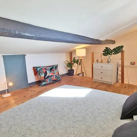 Gregbnb - T2 Climatise Mezzanine - Atypique - Centre Ancien - 5e Etage Sans Ascenseur 아파트 *